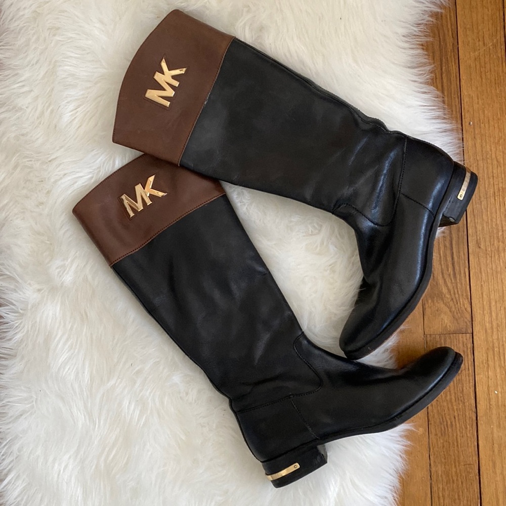 Michael Kors- Leather Riding Boots 8.5